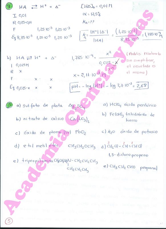 Solución examen química 2015